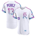 Fenge KC.Royals #13 Salvador Perez Player White 2026 City Connect Limited Elite Home Stitched Jerseys