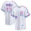 Fenge KC.Royals #13 Salvador Perez Player White 2026 City Connect Limited Home Stitched Jerseys