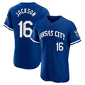 Fenge KC.Royals #16 Bo Jackson Player Royal City Connect Limited Elite Home Game Stitched Jerseys