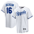 Fenge KC.Royals #16 Bo Jackson Player White Home Game Stitched Jerseys