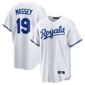 Fenge KC.Royals #19 Michael Massey Player White Home Game Stitched Jerseys