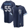 Fenge KC.Royals #55 Cole Ragans Player Navy City Connect Home Game Stitched Jerseys