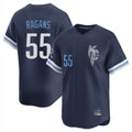 Fenge KC.Royals #55 Cole Ragans Player Navy City Connect Limited Home Stitched Jerseys