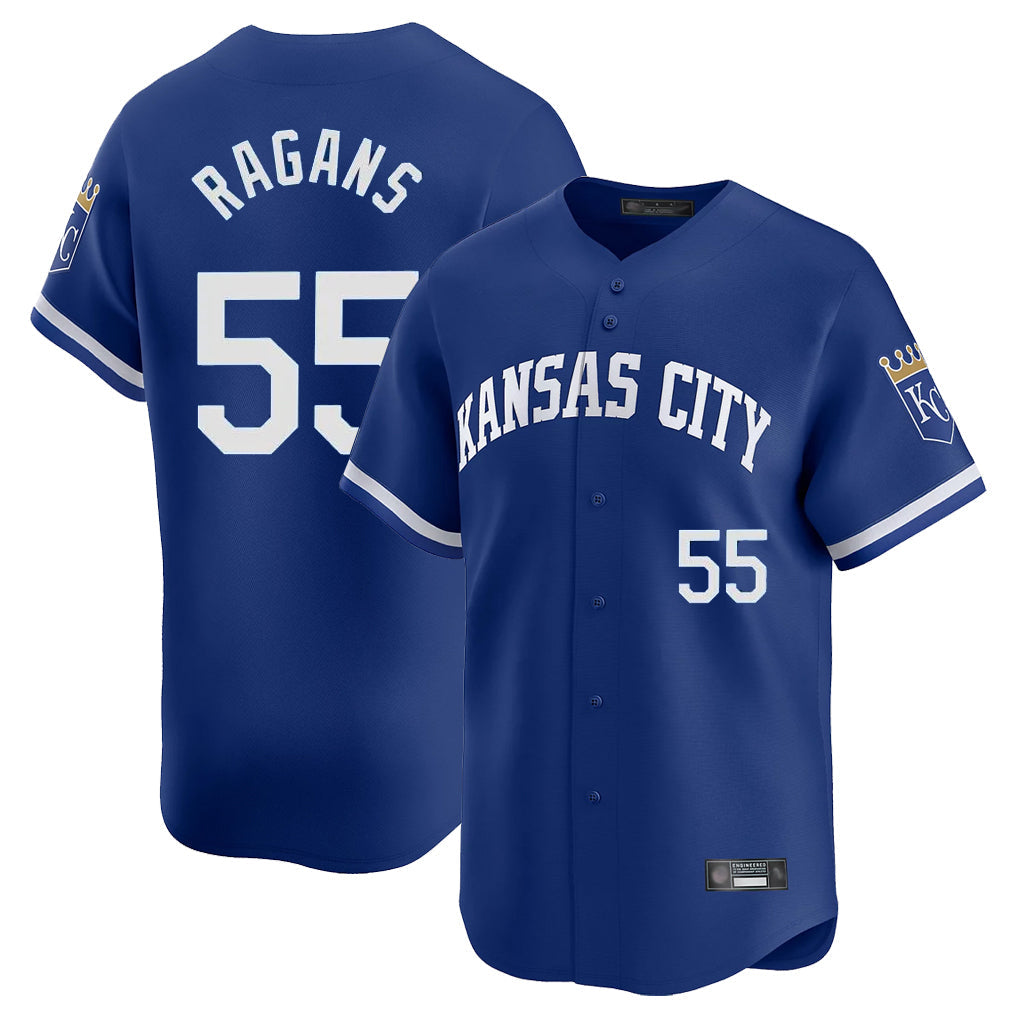 Fenge KC.Royals #55 Cole Ragans Player Royal City Connect Limited Home Game Stitched Jerseys