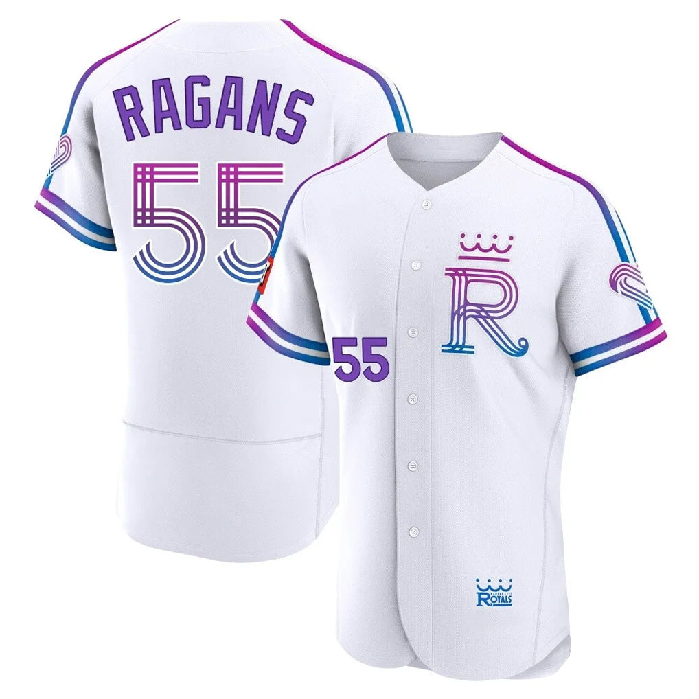 Fenge KC.Royals #55 Cole Ragans Player White 2026 City Connect Limited Elite Home Stitched Jerseys