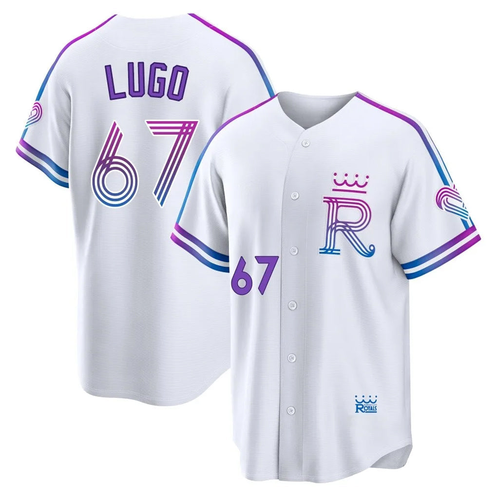 Fenge KC.Royals #67 Seth Lugo Player White 2026 City Connect Limited Home Stitched Jerseys