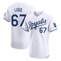 Fenge KC.Royals #67 Seth Lugo Player White Alt Limited Elite Home Stitched Jerseys
