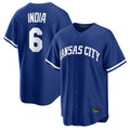 Fenge KC.Royals #6 Jonathan India Player Royal Game Home Stitched Jerseys