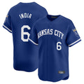 Fenge KC.Royals #6 Jonathan India Player Royal Limited Home Stitched Jerseys
