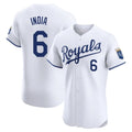 Fenge KC.Royals #6 Jonathan India Player White Alt Limited Elite Home Stitched Jerseys