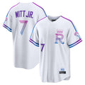 Fenge KC.Royals #7 Bobby Witt Jr. Player White 2026 City Connect Limited Home Stitched Jerseys