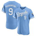 Fenge KC.Royals #9 Vinnie Pasquantino Player Light Blue Alt Limited Elite Home Stitched Jerseys