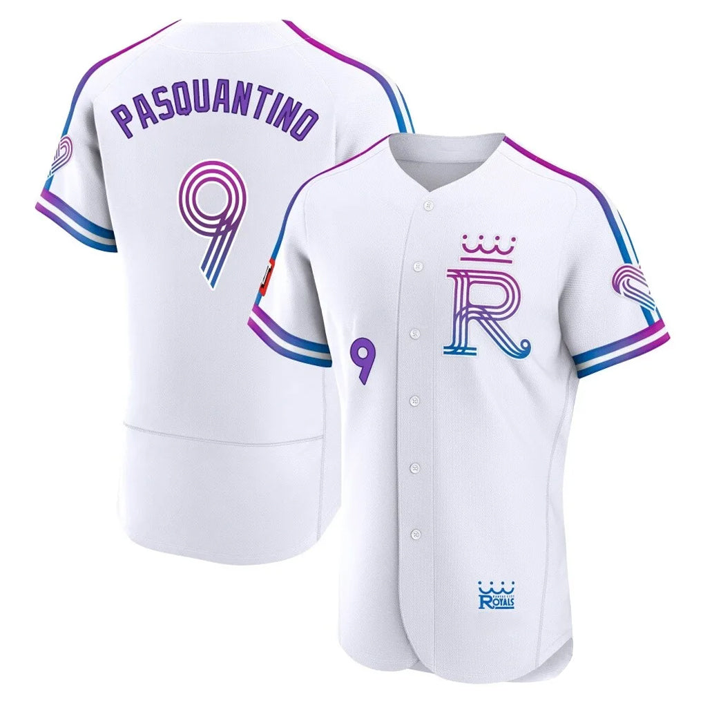 Fenge KC.Royals #9 Vinnie Pasquantino Player White 2026 City Connect Limited Elite Home Stitched Jerseys