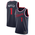 Fenge LA.Clippers #1 Keaton Wagler Navy Swingman Stitched Jerseys - Icon Edition