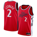 Fenge LA.Clippers #2 Kawhi Leonard Red 2024-2025 Swingman Stitched Jerseys - Statement Edition