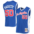 Fenge LA.Clippers #50 Corey Maggette Mitchell & Ness Royal 2002-2003 Hardwood Classics Swingman Stitched Jerseys