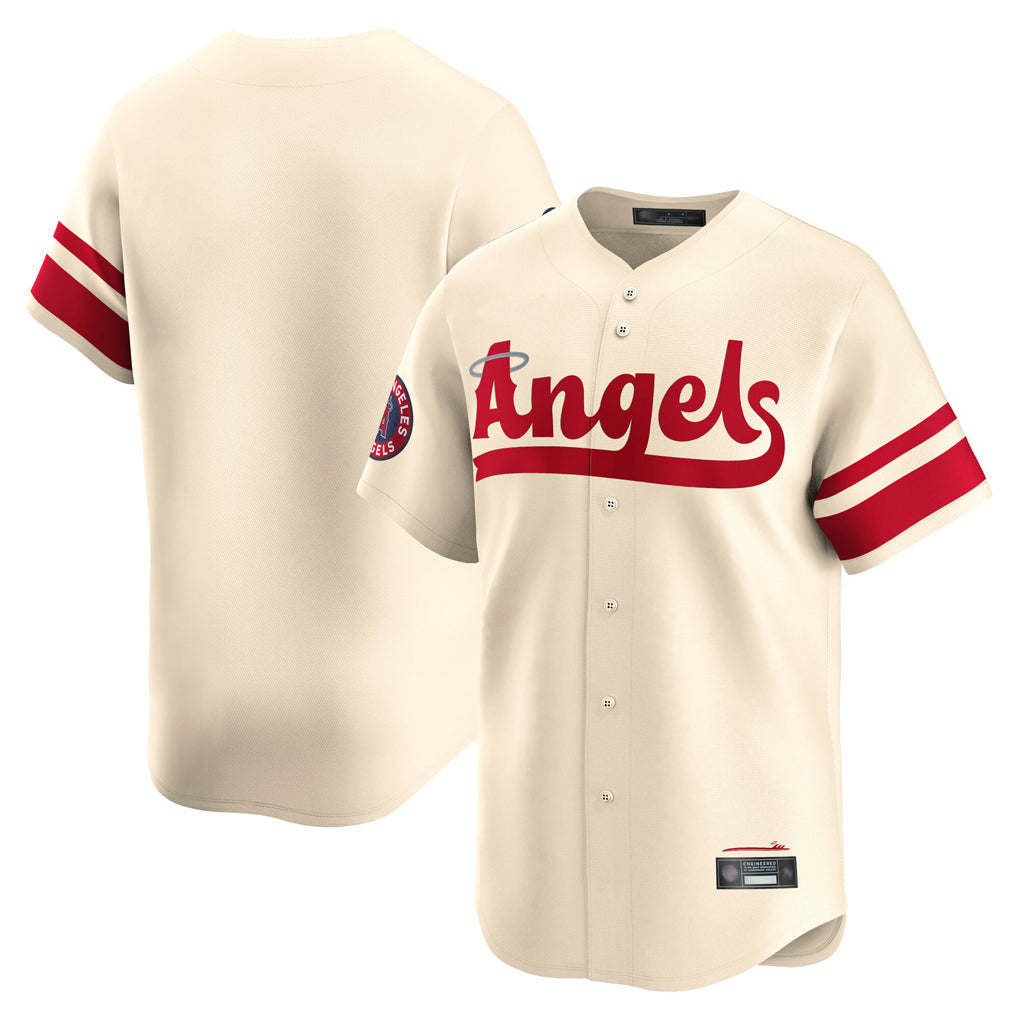 Fenge LA.Angels Cream City Connect Limited Home Blank Player Stitched Jerseys