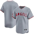Fenge LA.Angels Gray Home Limited Blank Player Stitched Jerseys