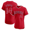 Fenge LA.Angels #14 Logan O'Hoppe Player Red Home Limited Elite Stitched Jerseys