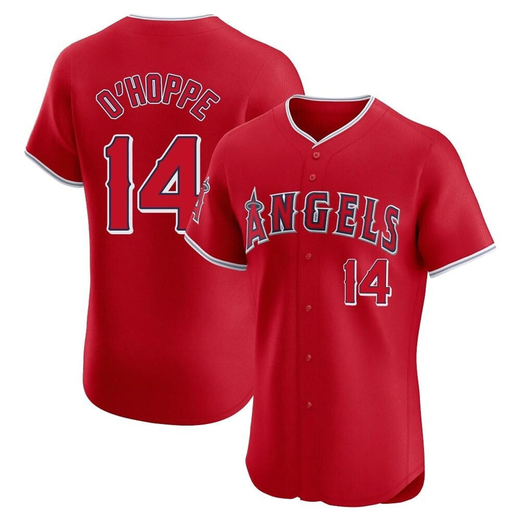 Fenge LA.Angels #14 Logan O'Hoppe Player Red Home Limited Elite Stitched Jerseys