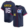 Fenge LA.Angels #16 Yusei Kikuchi Player Navy Limited American League All-Star Edition Stitched Jerseys