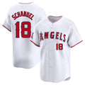 Fenge LA.Angels #18 Nolan Schanuel Player White Limited Home Stitched Jerseys
