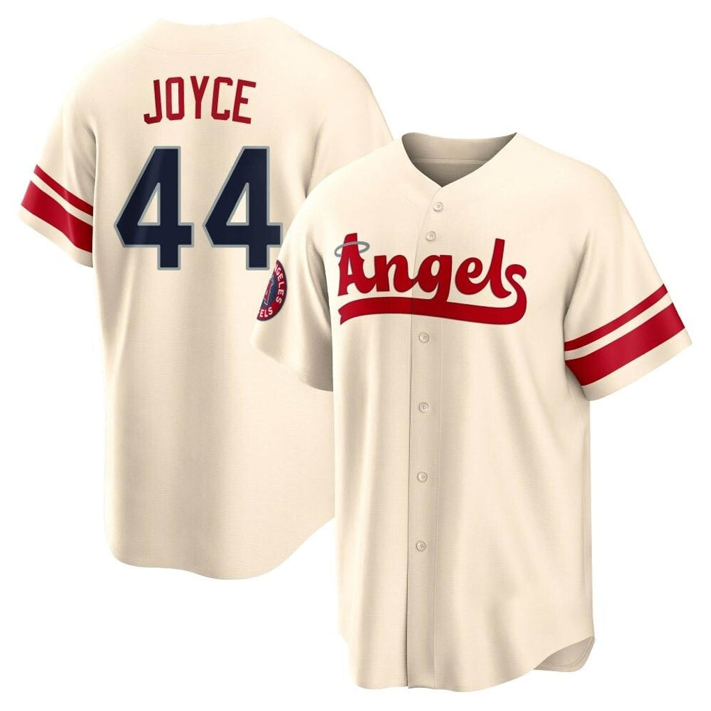 Fenge LA.Angels #44 Ben Joyce Player Cream City Connect Home Stitched Jerseys