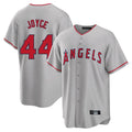 Fenge LA.Angels #44 Ben Joyce Player Gray Home Game Stitched Jerseys