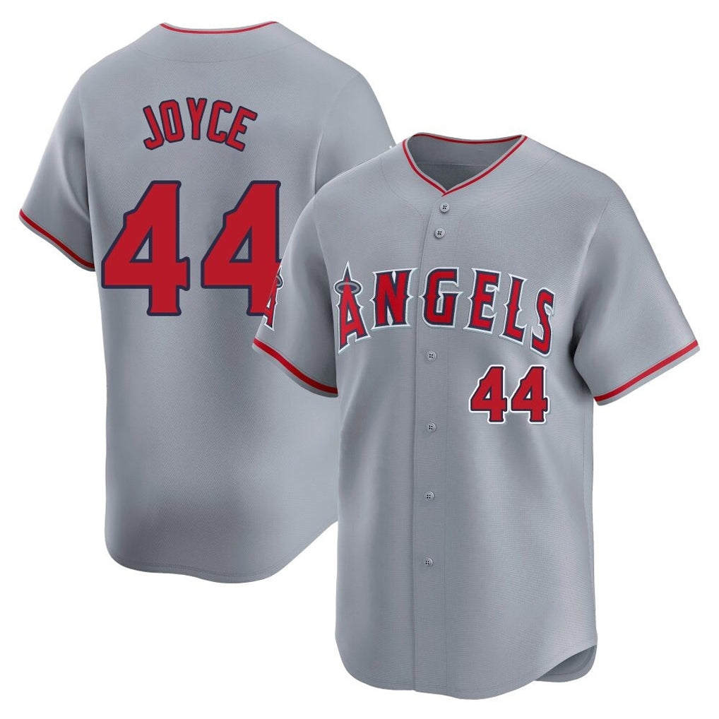 Fenge LA.Angels #44 Ben Joyce Player Gray Home Limited Stitched Jerseys