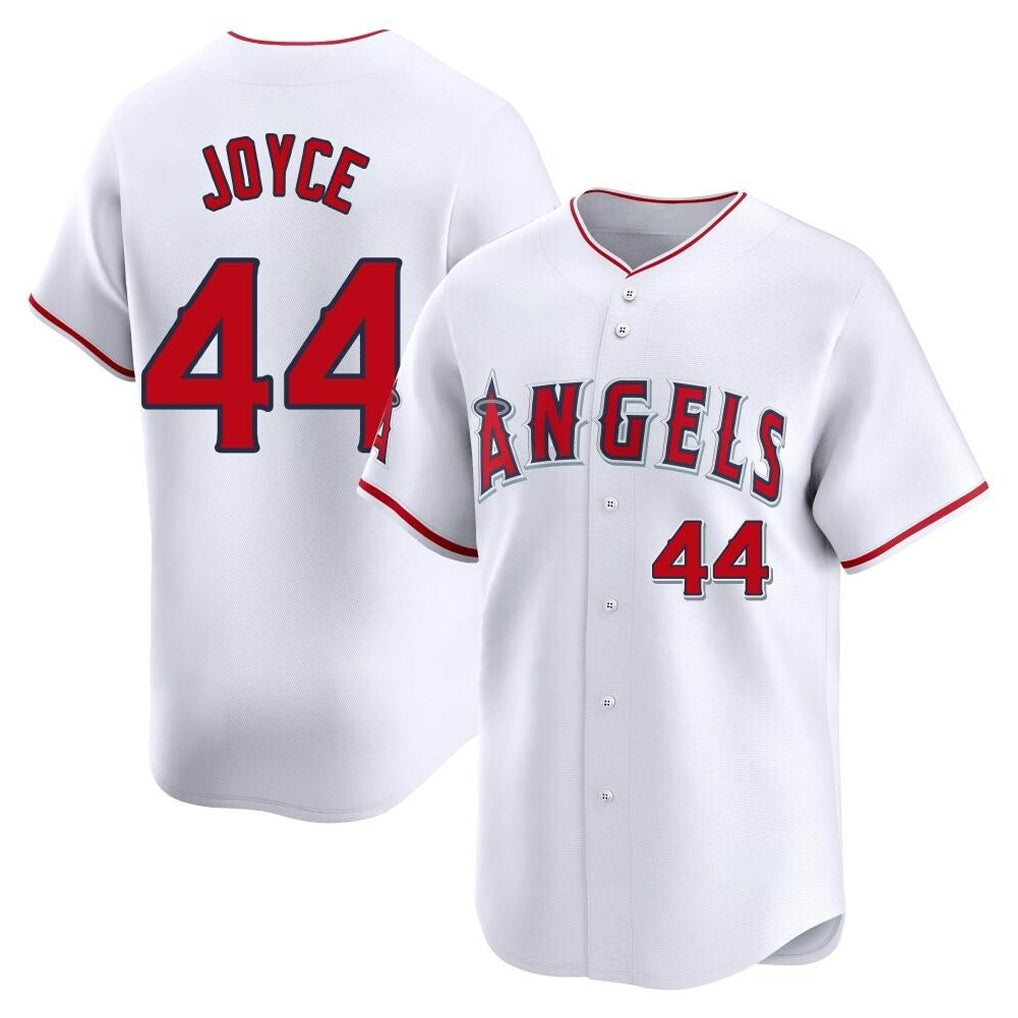 Fenge LA.Angels #44 Ben Joyce Player White Limited Home Stitched Jerseys