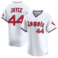 Fenge LA.Angels #44 Ben Joyce Player White T-shirt Home Limited Stitched Jerseys