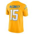 Fenge LA.Chargers #15 Ladd McConkey Gold Vapor F.U.S.E. Limited Stitched Jerseys
