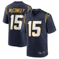 Fenge LA.Chargers #15 Ladd McConkey Navy Game Jersey Stitched Jerseys