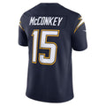 Fenge LA.Chargers #15 Ladd McConkey Navy Vapor F.U.S.E. Limited Stitched Jerseys
