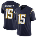 Fenge LA.Chargers #15 Ladd McConkey Player Navy Vapor F.U.S.E. Limited Home Game Stitched Jerseys