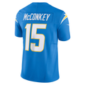 Fenge LA.Chargers #15 Ladd McConkey Powder Blue Team Vapor F.U.S.E. Limited Stitched Jerseys