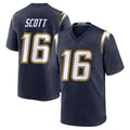 Fenge LA.Chargers #16 J.K. Scott Player Navy Alternate Home Game Stitched Jerseys