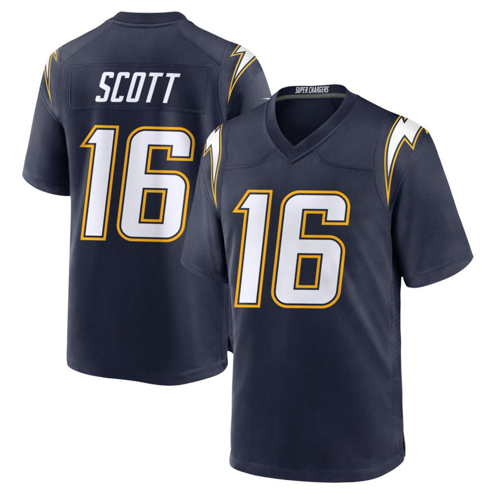Fenge LA.Chargers #16 J.K. Scott Player Navy Alternate Home Game Stitched Jerseys