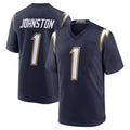 Fenge LA.Chargers #1 Quentin Johnston Player Navy Alternate Home Game Stitched Jerseys