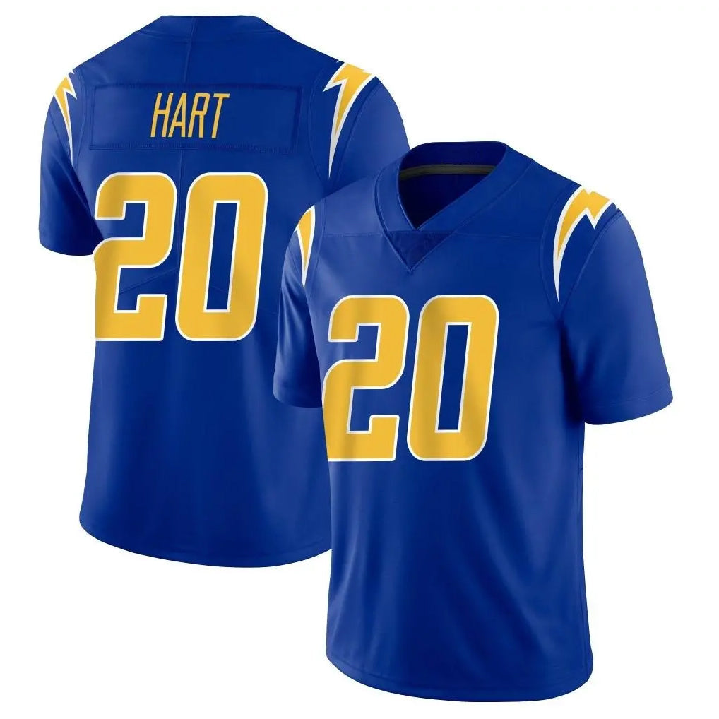 Fenge LA.Chargers #20 Cam Hart Player Royal Limited Vapor Home Game Stitched Jerseys