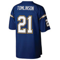 Fenge LA.Chargers #21 LaDainian Tomlinson Mitchell & Ness Navy Retired Player Legacy Replica Jersey Stitched Jerseys