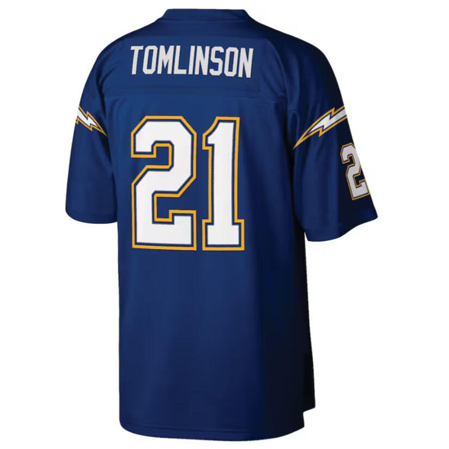 Fenge LA.Chargers #21 LaDainian Tomlinson Mitchell & Ness Navy Retired Player Legacy Replica Jersey Stitched Jerseys