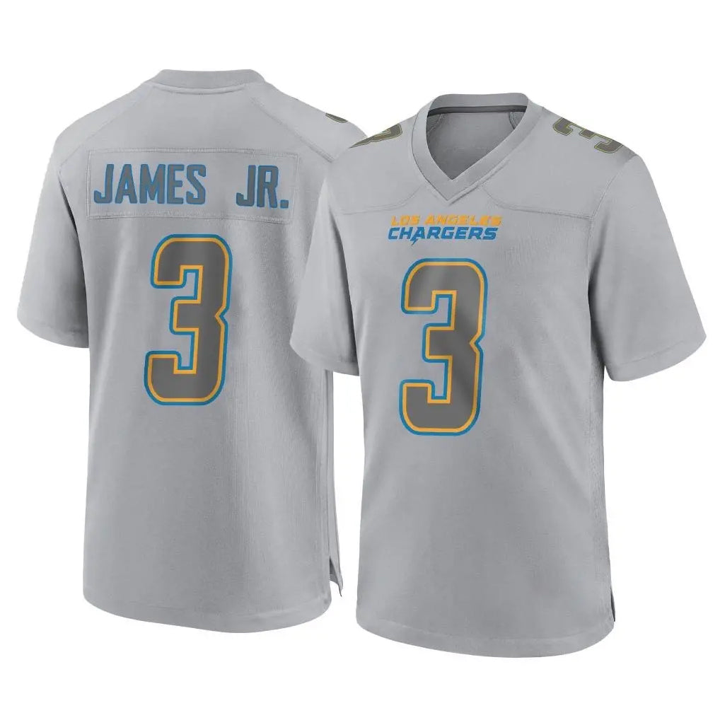 Fenge LA.Chargers #3 Derwin James Jr. Player Gray Atmosphere Fashion Home Game Stitched Jerseys