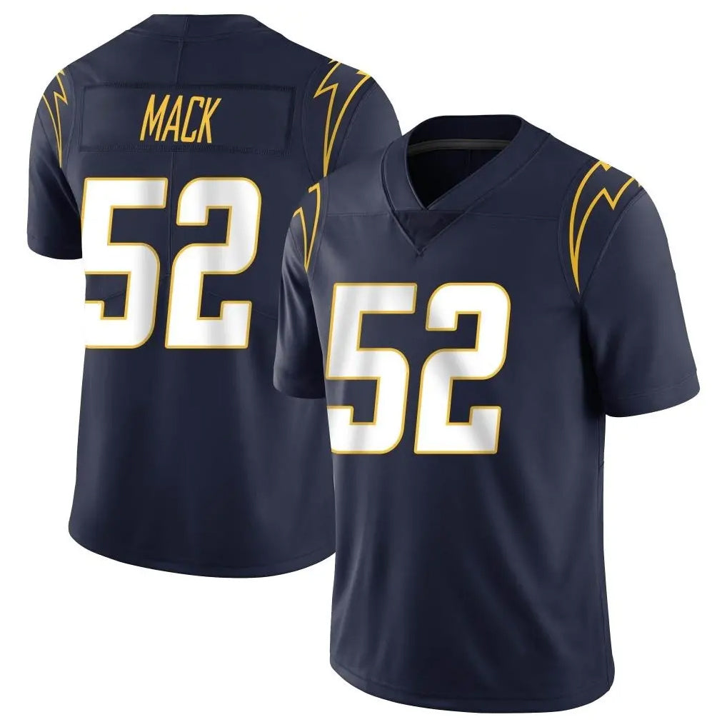 Fenge LA.Chargers #52 Khalil Mack Player Navy Limited Vapor Untouchable Home Game Stitched Jerseys