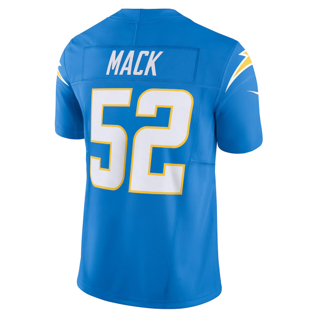 Fenge LA.Chargers #52 Khalil Mack Player Powder Blue Vapor F.U.S.E. Limited Stitched Jerseys