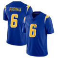 Fenge LA.Chargers #6 Denzel Perryman Player Royal Limited Vapor Home Game Stitched Jerseys