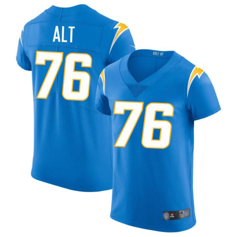 Fenge LA.Chargers #76 Joe Alt Powder Blue Vapor Elite Player Jersey American Stitched Jersey