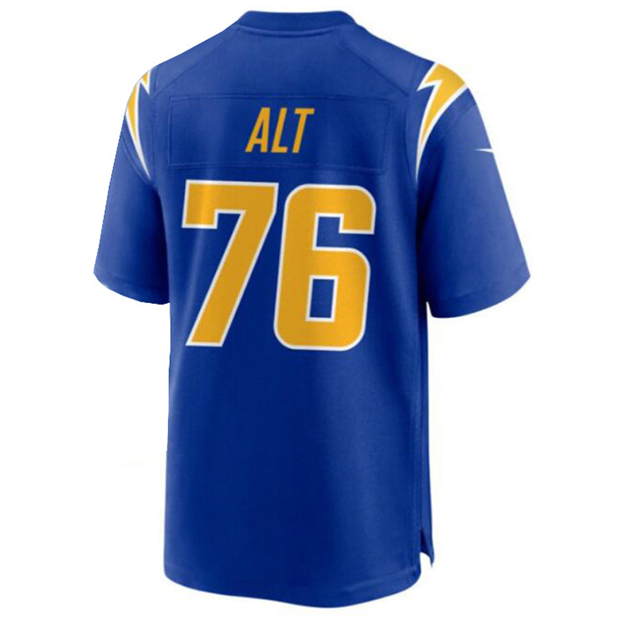 Fenge LA.Chargers #76 Joe Alt Royal Alternate Player Game Jersey American Stitched Jersey