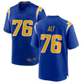 Fenge LA.Chargers #76 Joe Alt Royal Alternate Player Game Jersey American Stitched Jerseys