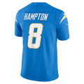 Fenge LA.Chargers #8 Omarion Hampton Powder Blue Team Vapor F.U.S.E. Stitched Limited Jerseys